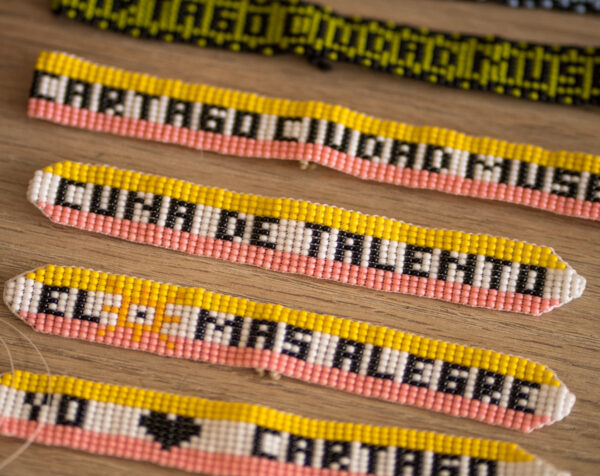 Pulseras en mostacillas - Yo AMO Cartago - Imagen 2